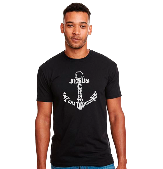 Camiseta Gospel : Jesus Cristo Âncora da Minha Alma / Unissex