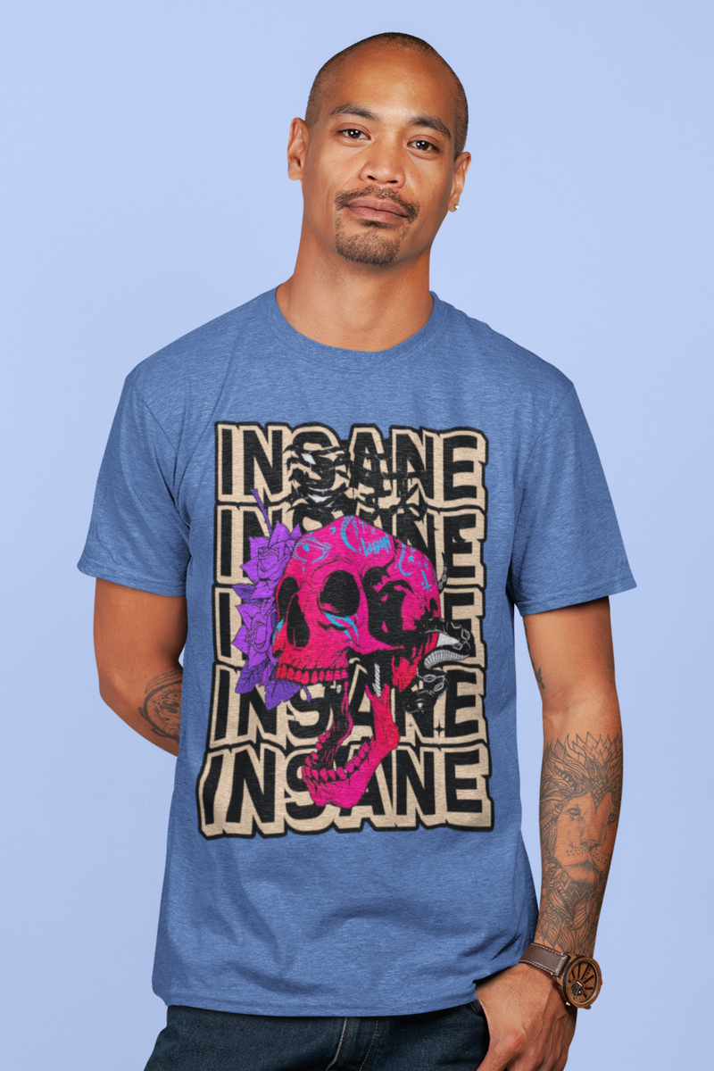 Nome do produto: Camiseta T-Shirt Tee Estonada Insane Skull