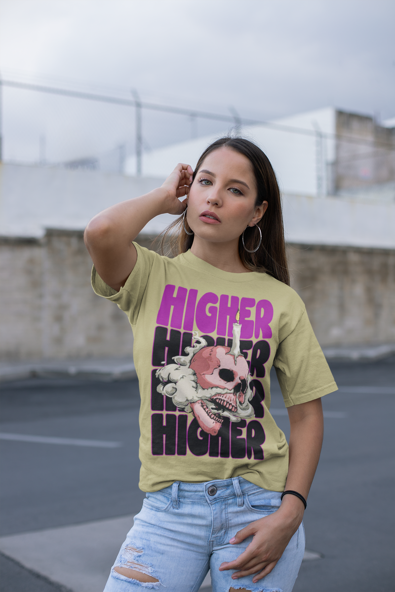 Nome do produto: Camiseta T-shirt Tee Estonada Higher Higher Higher