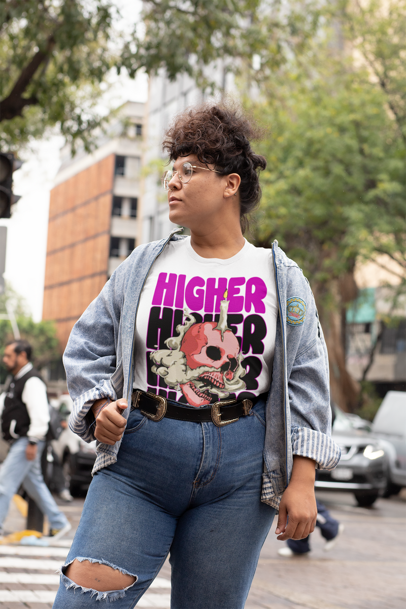 Nome do produto: Camiseta T-shirt Plus Size Higher Higher Higher