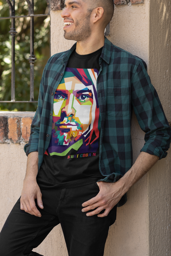 Camiseta T-shirt Tee Kurt Cobain