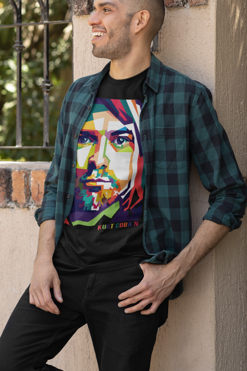 Nome do produto: Camiseta T-shirt Tee Kurt Cobain