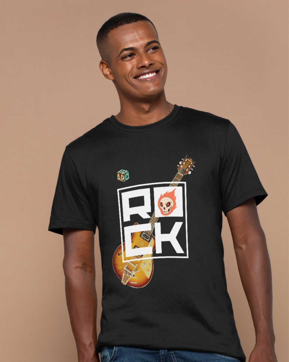 Nome do produto: Camiseta masculina Tema Rock