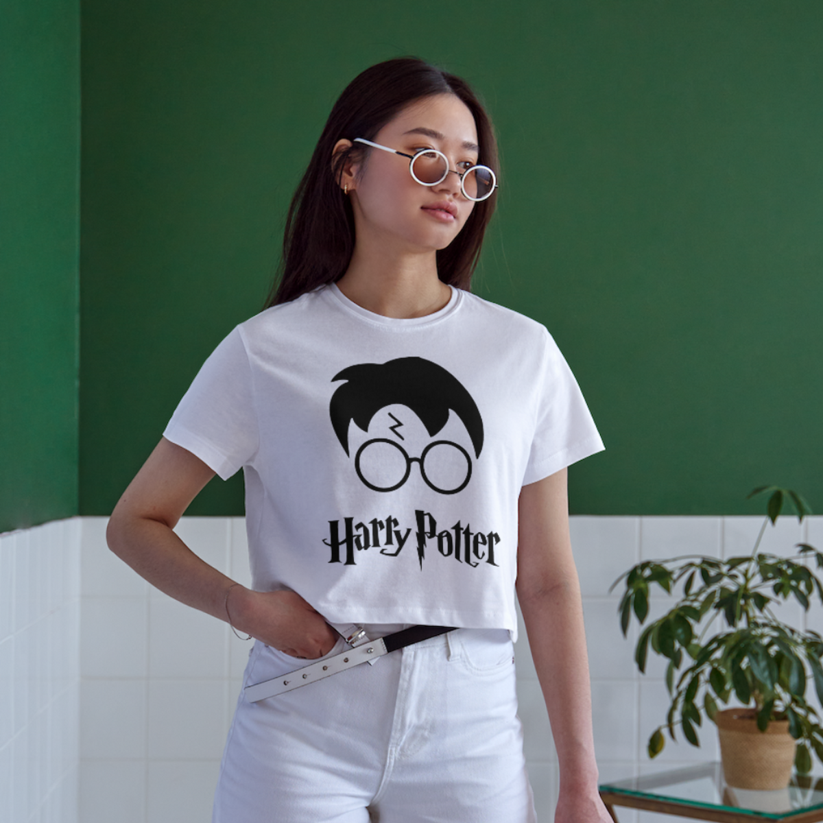 Nome do produto: Camiseta Baby look Harry potter