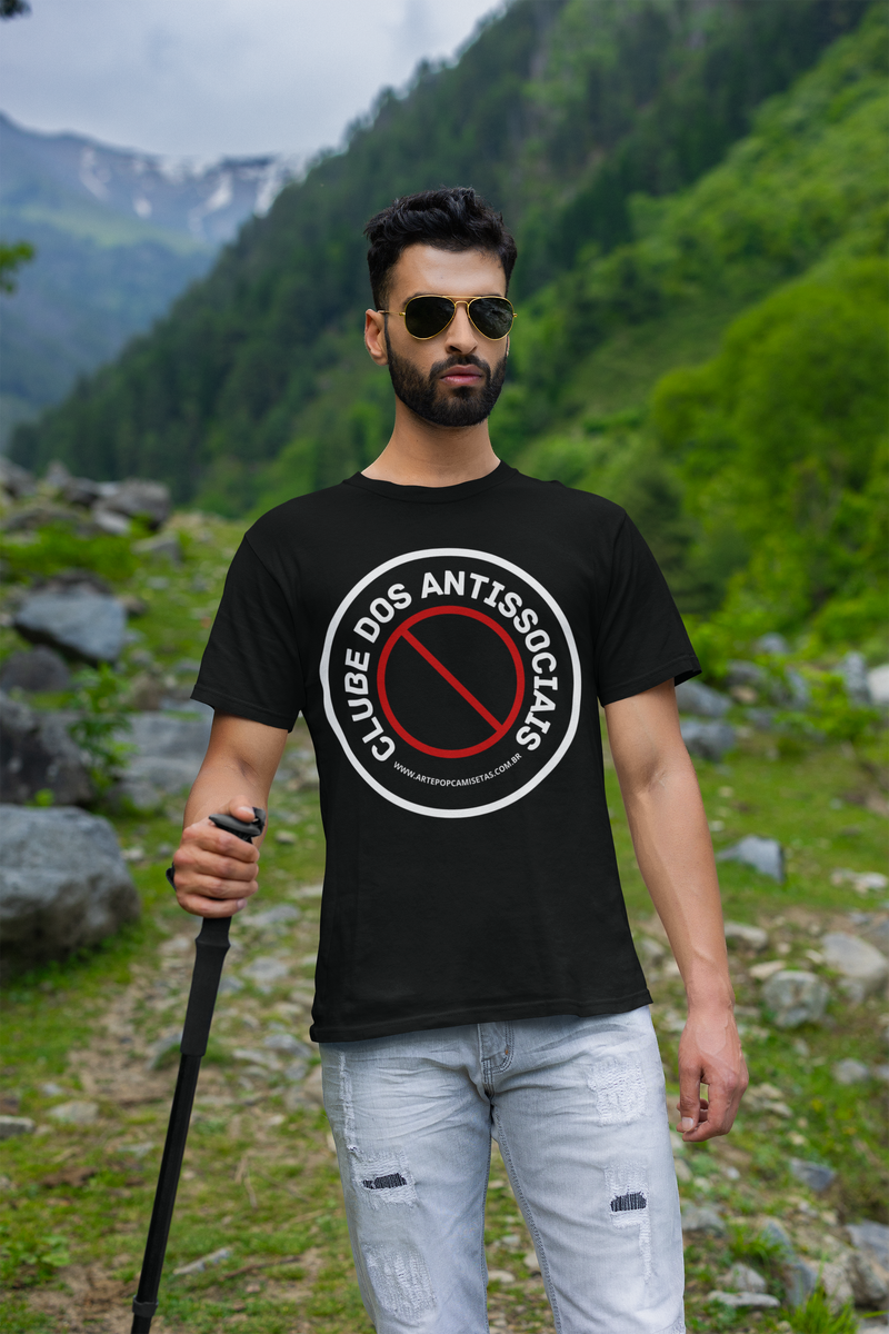 Nome do produto: Camiseta Masculina Antissocial