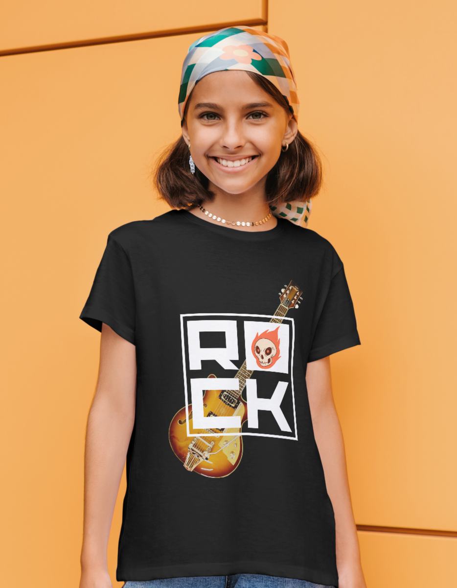 Nome do produto: Camiseta Faminina Baby look rock