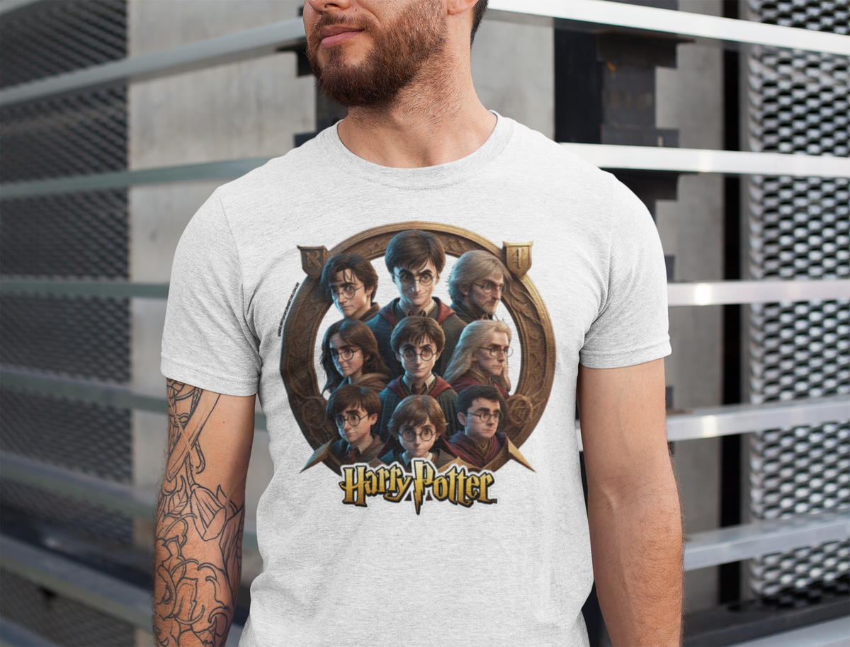 Nome do produto: Camiseta Masculina tema Harry Potter