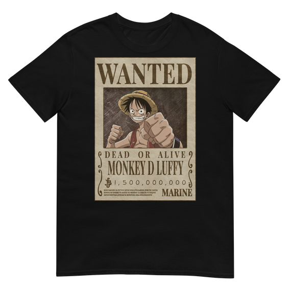 Camiseta Monkey D. Luffy - Wanted