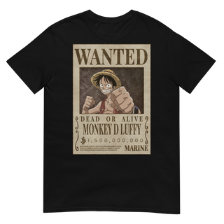 Camiseta Monkey D. Luffy - Wanted