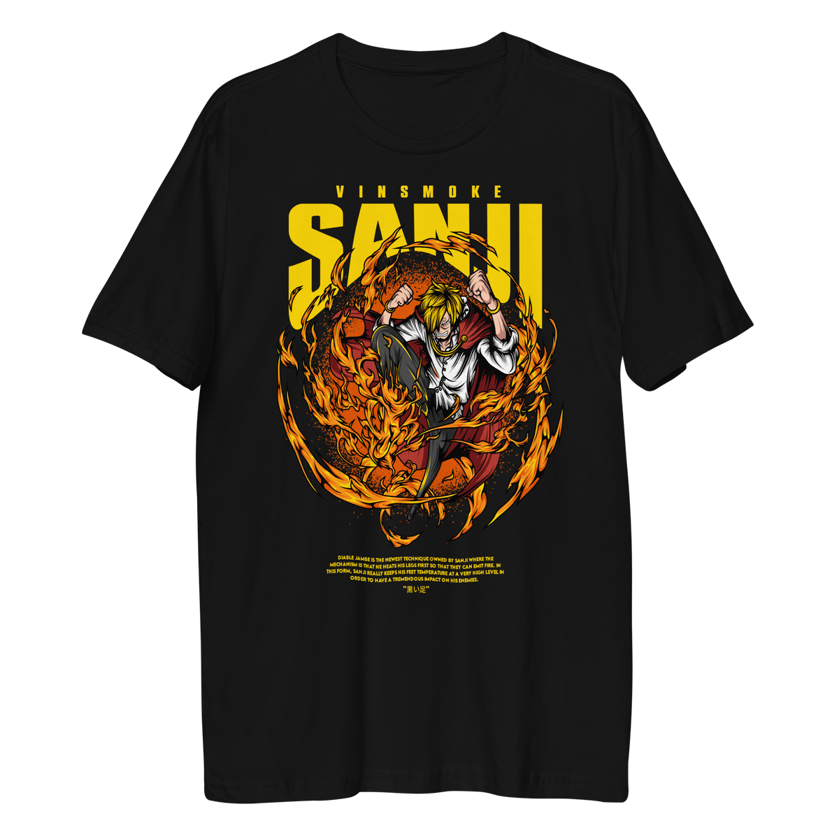 Nome do produto: Camiseta Sanji Vinsmoke