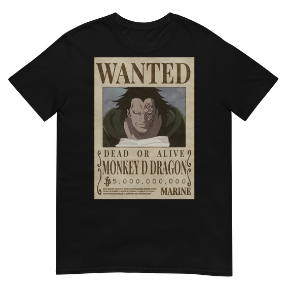 Camiseta Monkey D. Dragon - Wanted