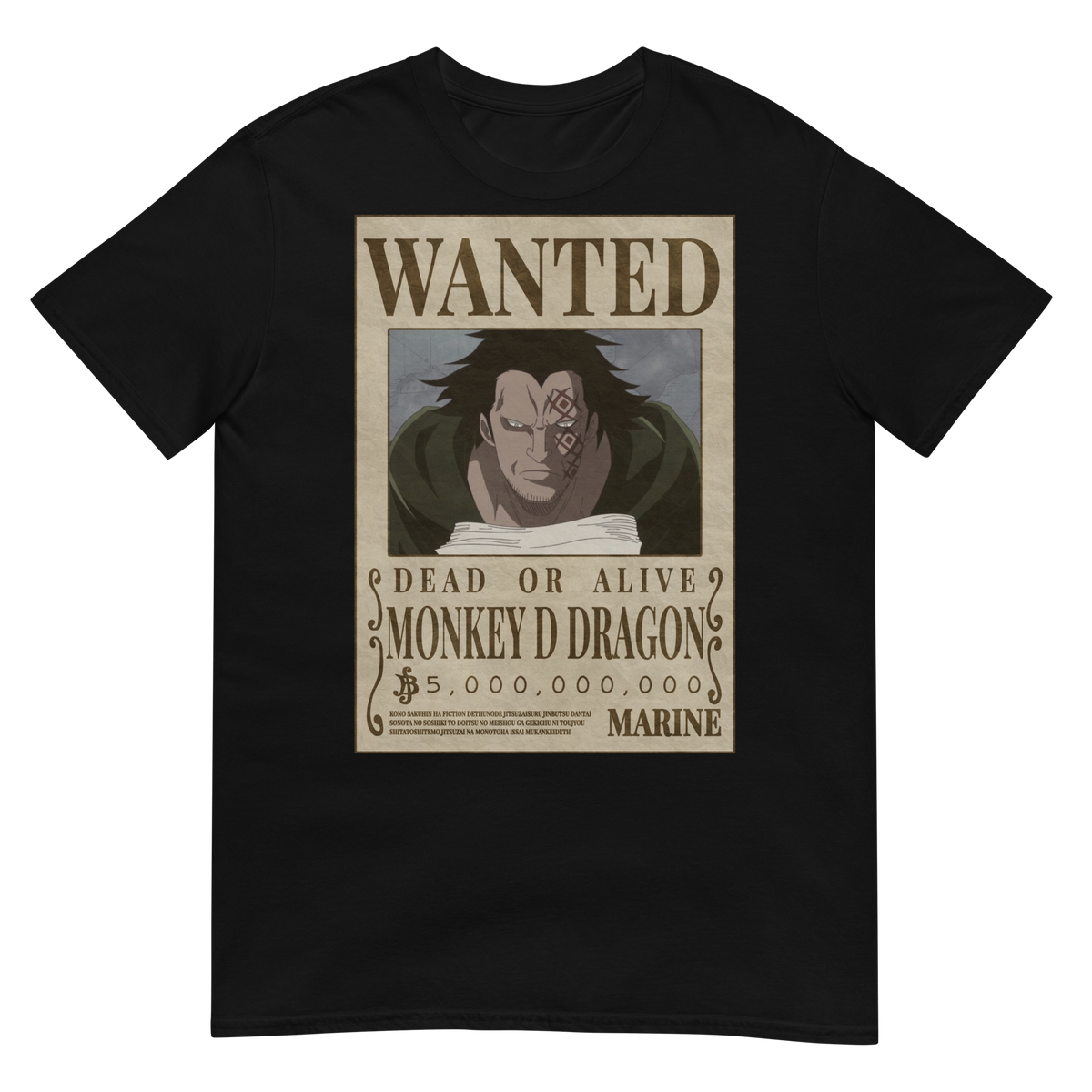 Nome do produto: Camiseta Monkey D. Dragon - Wanted