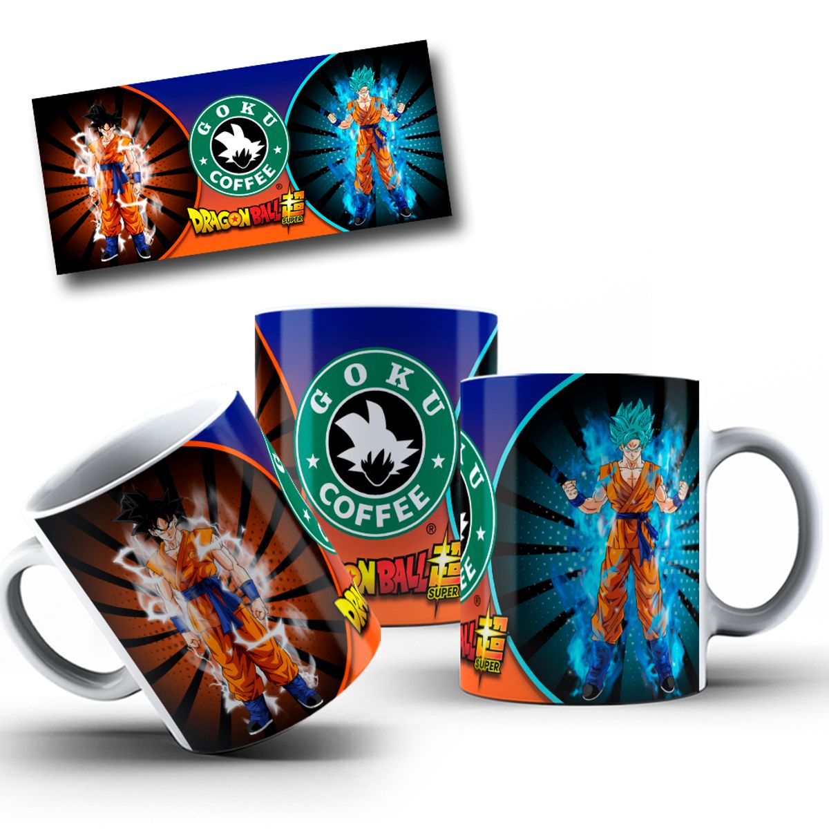 Nome do produto: Caneca Goku Coffee