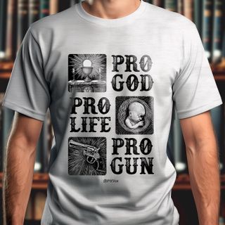 Nome do produtoPro God, Life, Gun