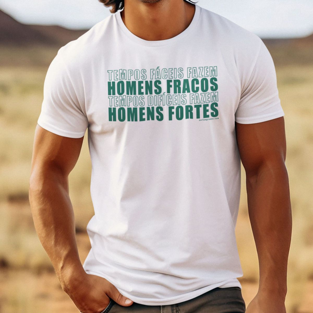 Nome do produto: Camisa Homens fortes