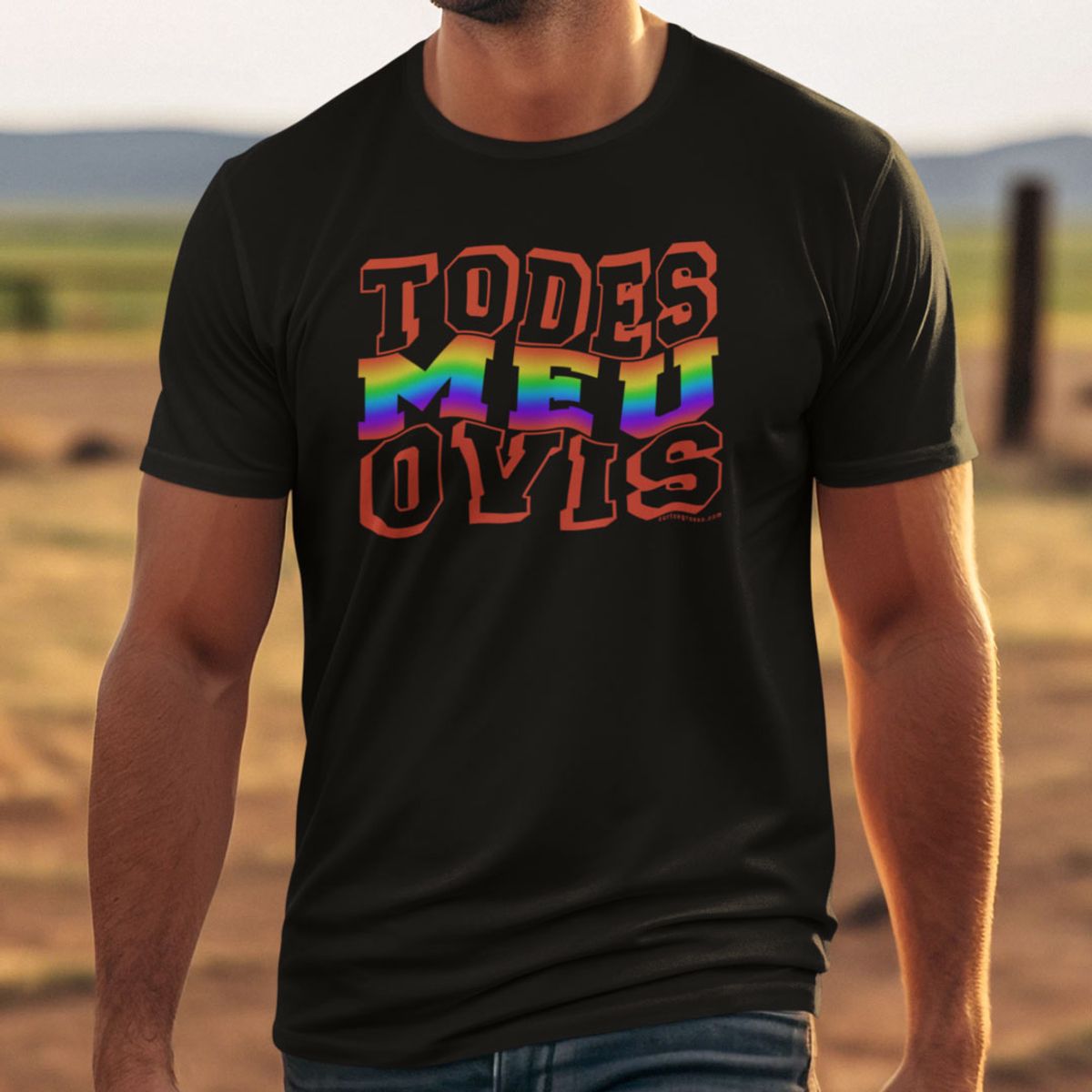 Nome do produto: Camisa Todes meu ovis