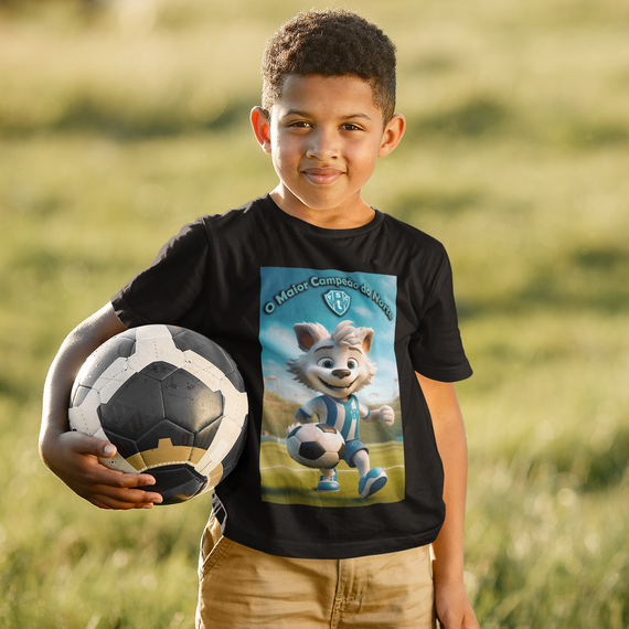 camisa clássic infantil lobinho do Papão (2a8 anos)