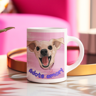 Caneca Adote Amor - Bebel