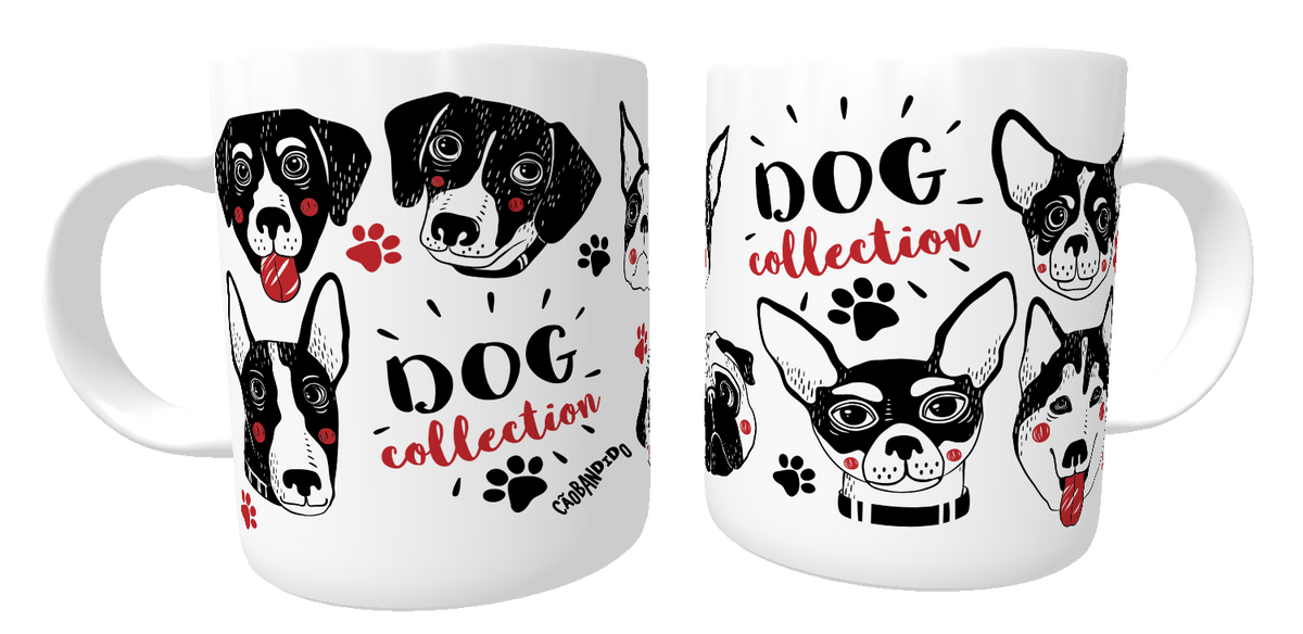 Nome do produto: Caneca Dog Collection