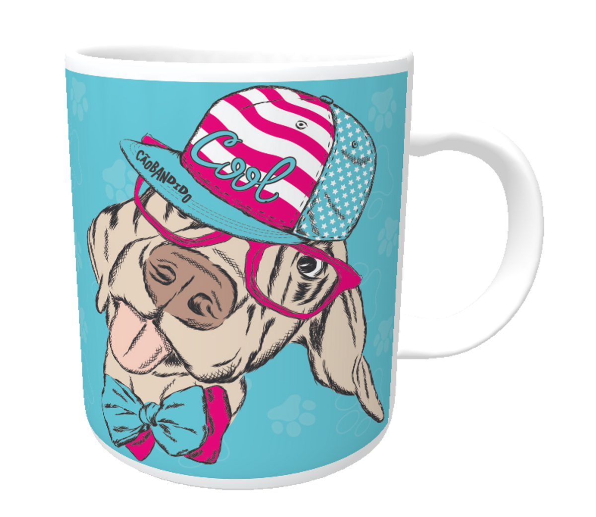 Nome do produto: Caneca Cachorro Vira-Lata Cool