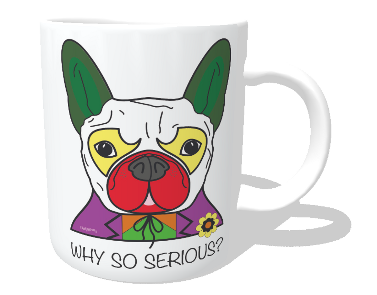 Nome do produto: Caneca Cachorro Coringa - Why So Serious?