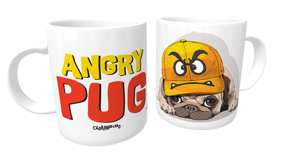 Caneca Angry Pug