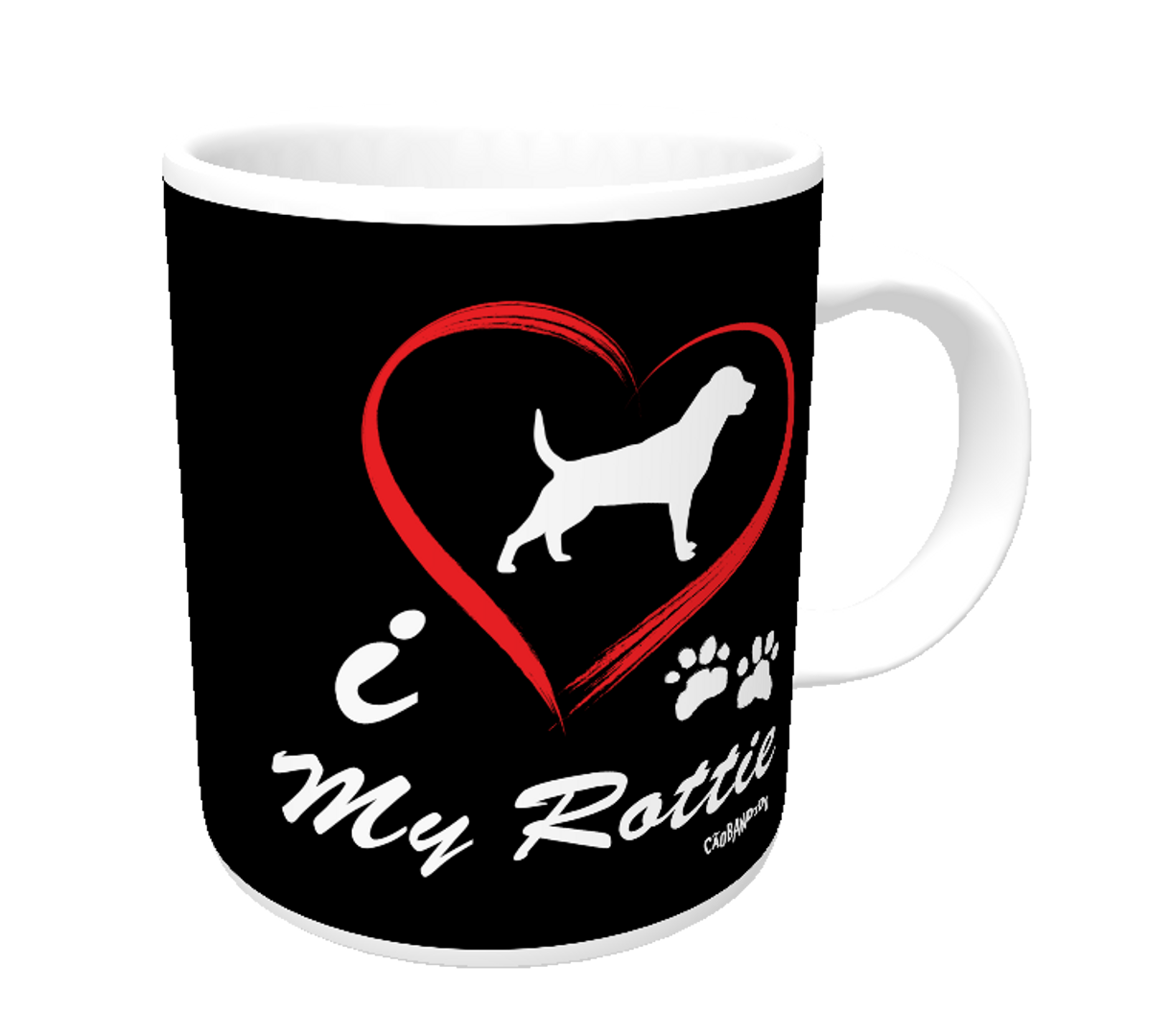 Nome do produto: Caneca Rottweiler I Love My Rottie