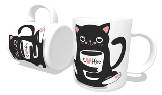 Nome do produtoCaneca Gato Preto Café