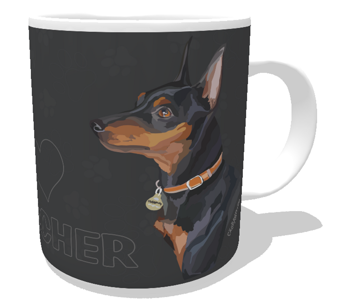 Nome do produto: Caneca I Love Pinscher