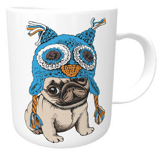 Nome do produtoCaneca Cachorro Pug Coruja