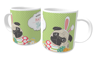 Caneca Cachorro Wishing You a Happy Easter
