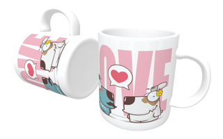 Nome do produtoCaneca Cachorro Casal Love