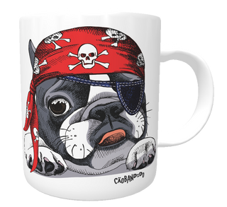 Caneca Bulldog Francês Pirata