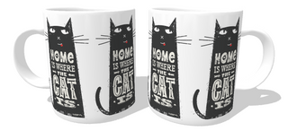 Nome do produtoCaneca Home Is Where The Cat Is