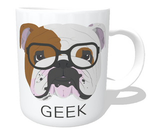 Nome do produtoCaneca Bulldog Inglês Geek