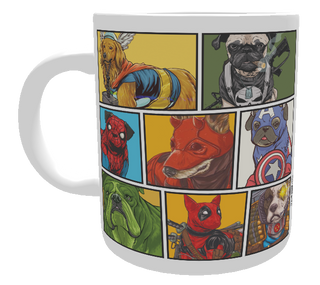 Nome do produtoCaneca Marvel Dogs Super Heróis