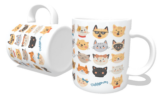 Nome do produtoCaneca Cats Emoticons