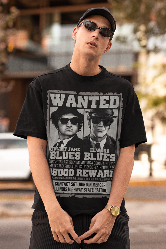 CAMISETA Irmãos Blues - Wanted