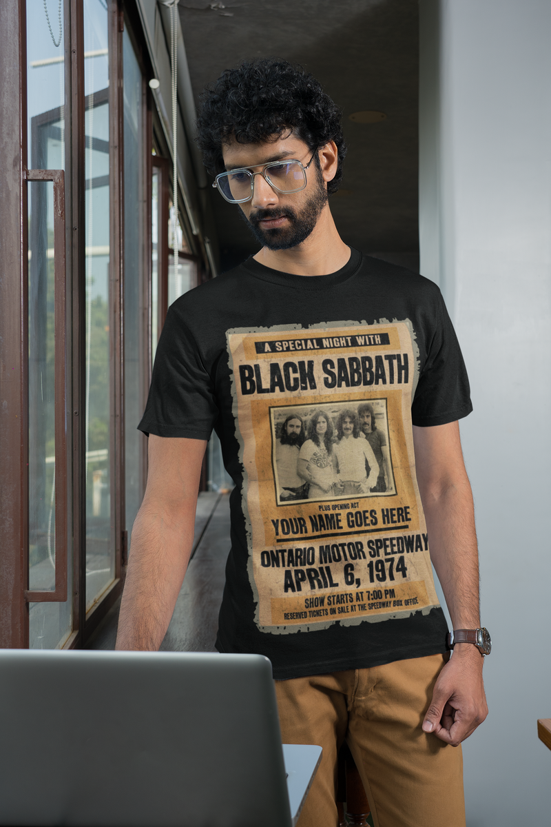 Nome do produto: Camiseta Black Sabbath - Ontario Motor Speedway