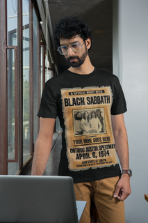 Camiseta Black Sabbath - Ontario Motor Speedway