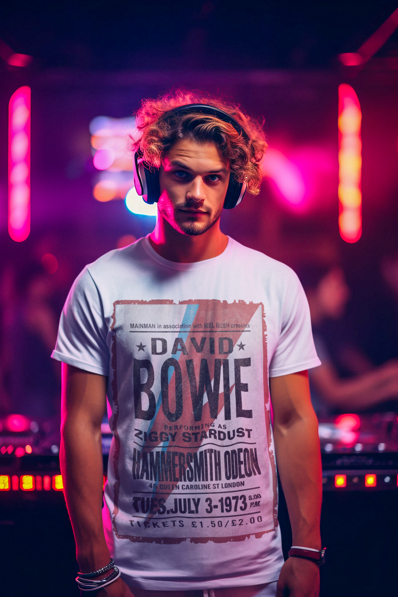 Nome do produto: Camiseta David Bowie -  Hammersmith Odeon