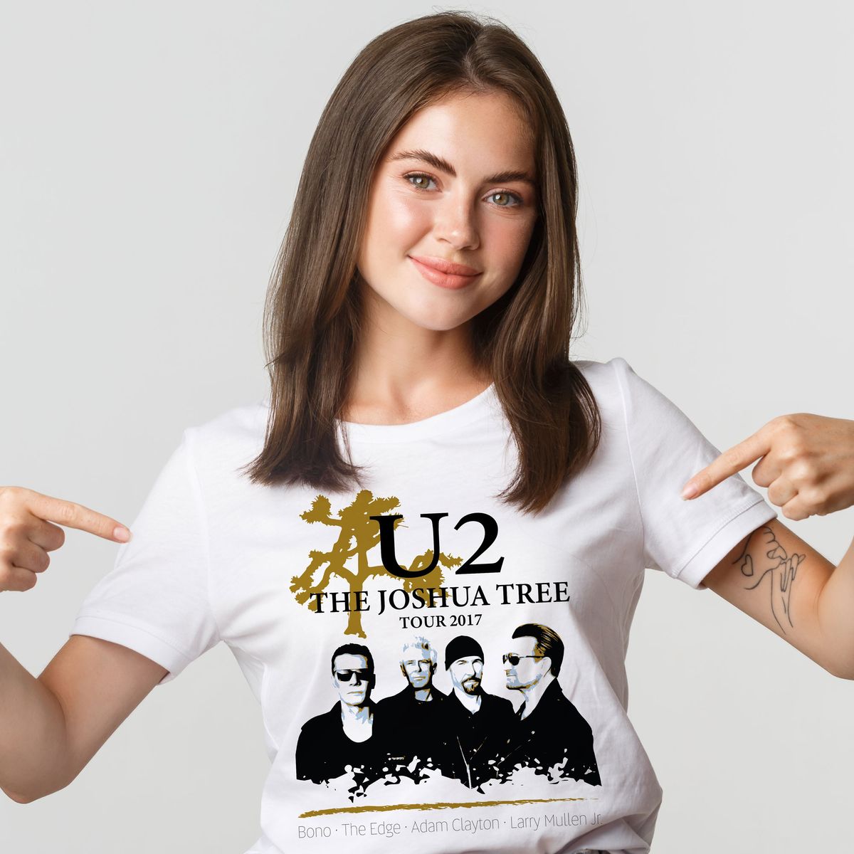 Nome do produto: Baby Long U2 - The Joshua Tree - Tour 2017