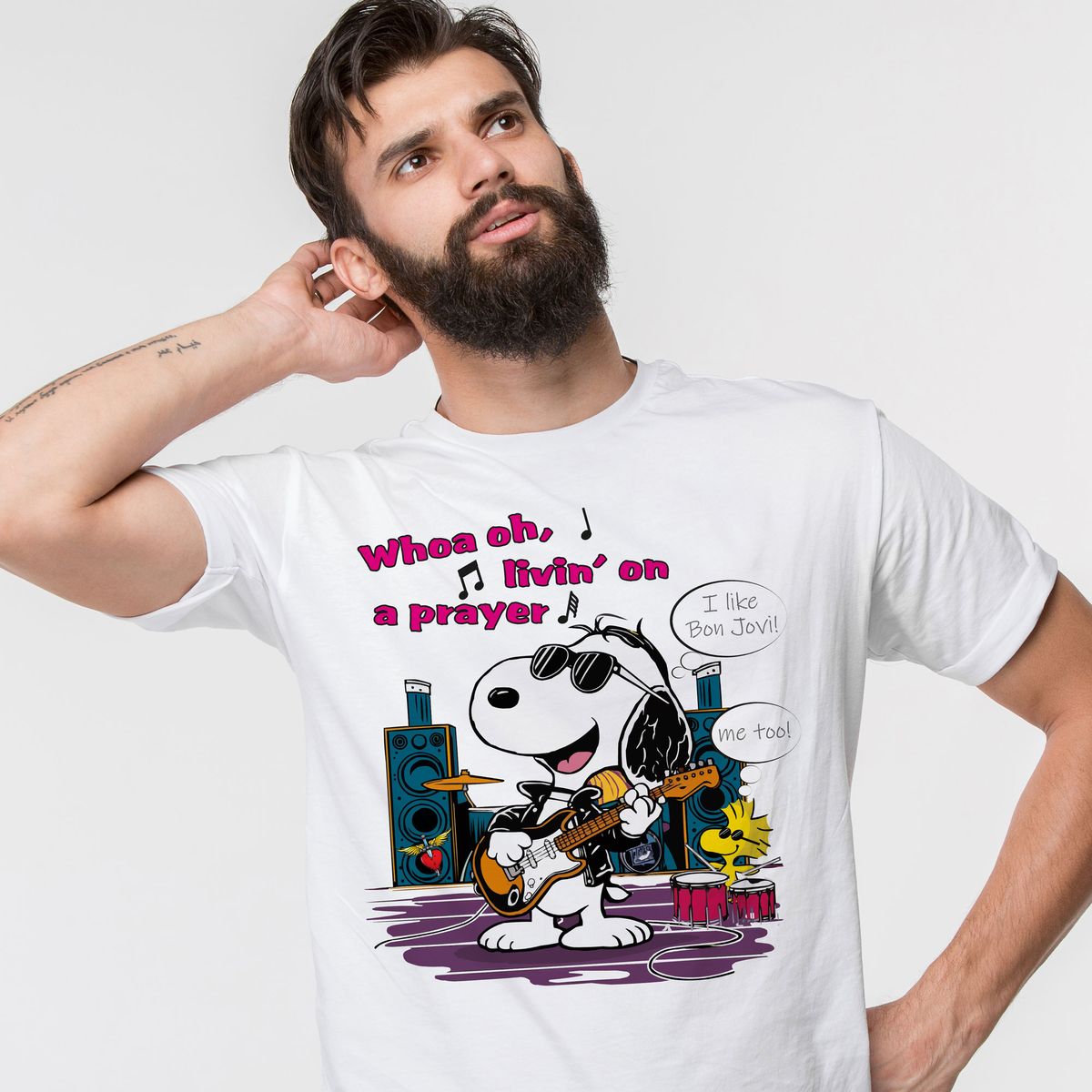 Nome do produto: Snoopy _I Like Bon Jovi