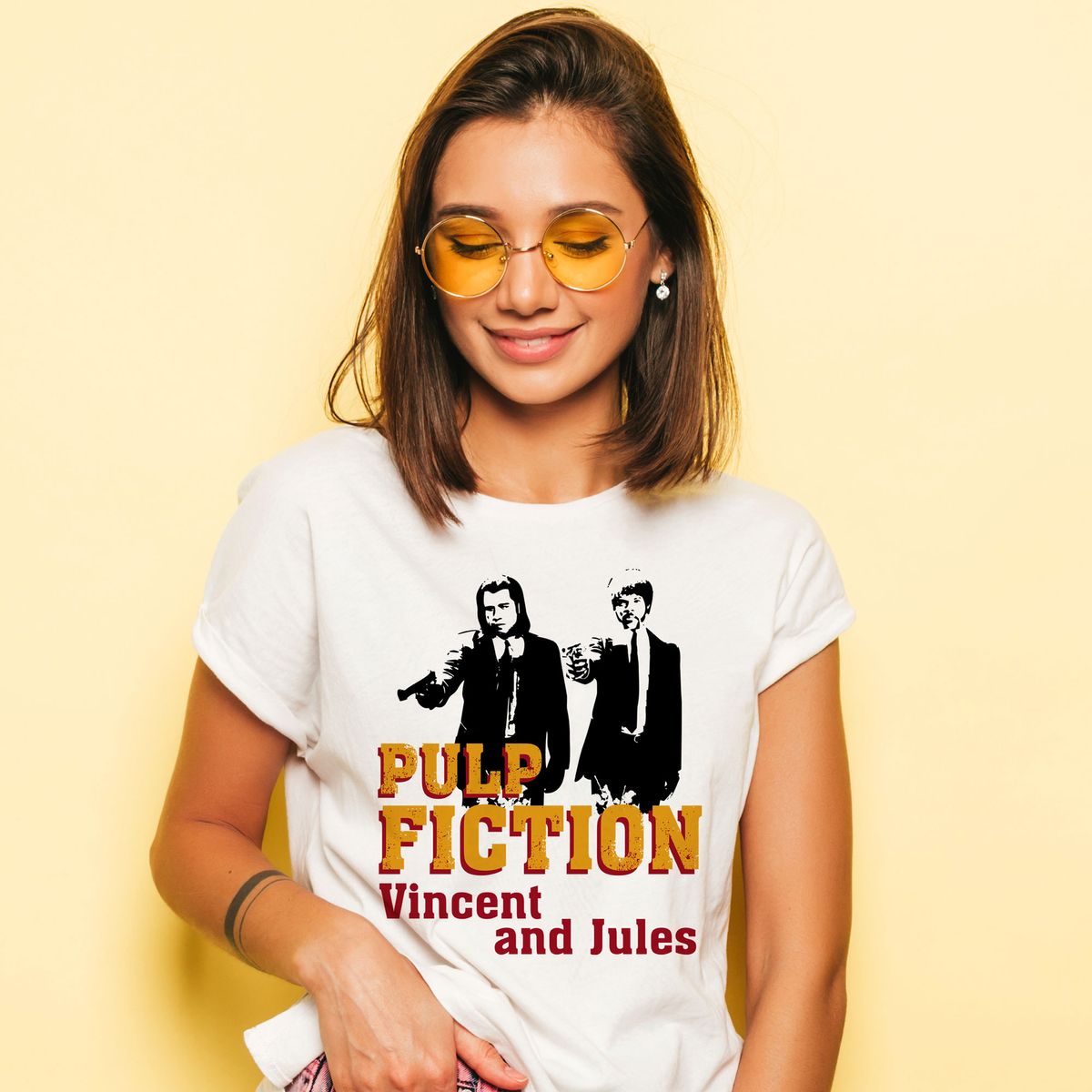 Nome do produto: Baby Long Pulp Fiction - Vicent and Jules