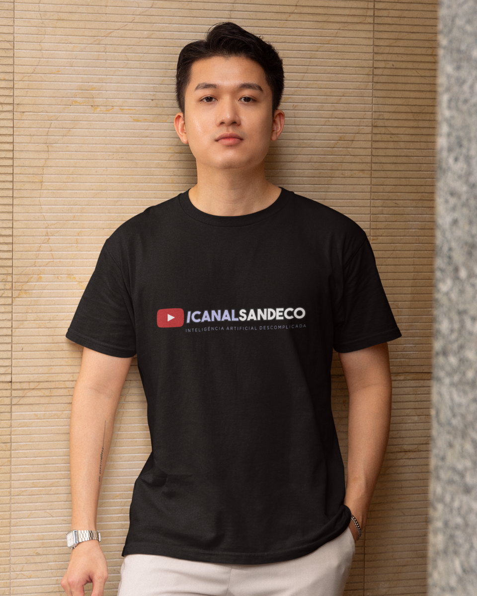 Nome do produto: Camiseta Modelo  Prime Unisex Canal Sandeco