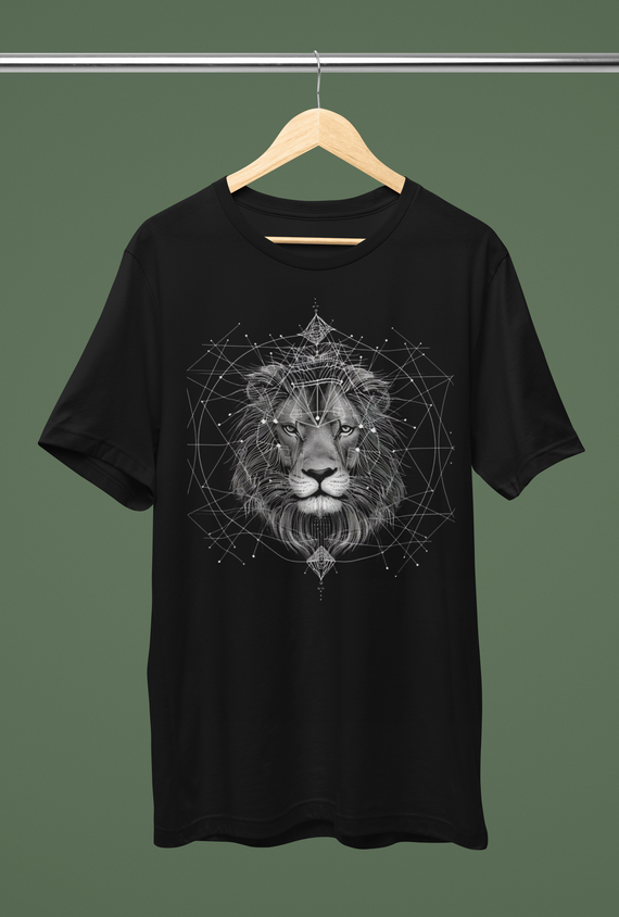T-Shirt Lion Geo