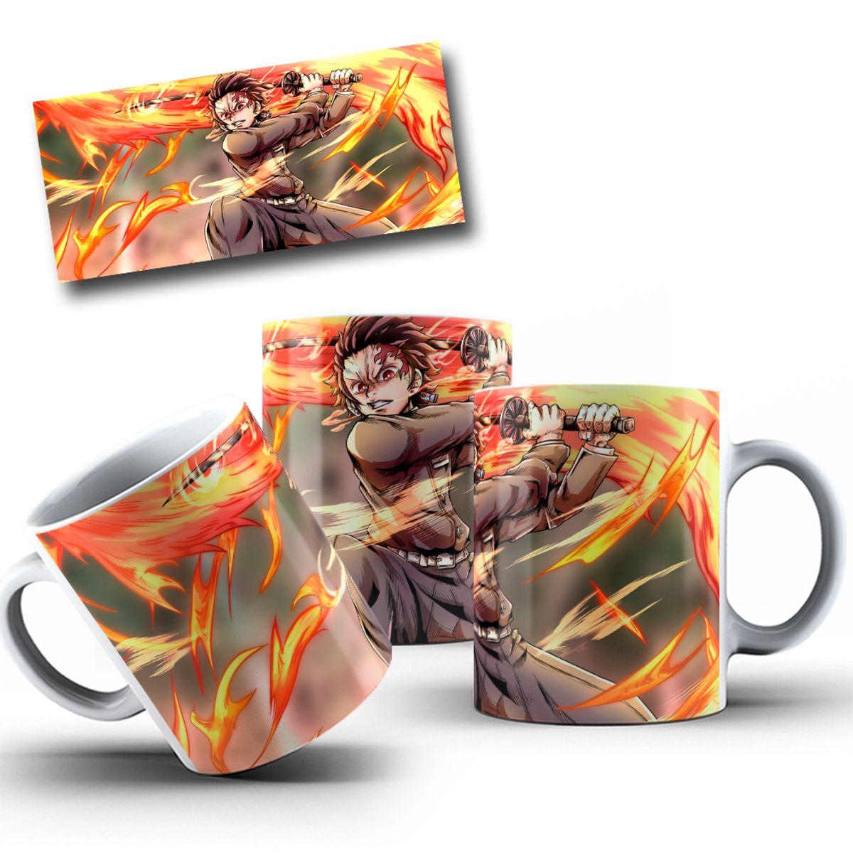 Nome do produto: Caneca: Tanjiro Kamado | Demon Slayer