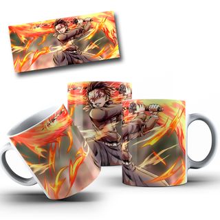 Caneca: Tanjiro Kamado | Demon Slayer