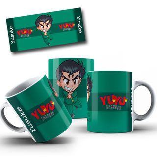 Caneca: Yusuke Urameshi | Yu Yu Hakusho