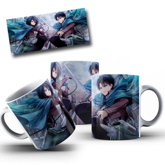 Caneca: Clã Ackerman | Attack on Titan